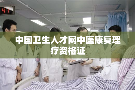 中国卫生人才网中医康复理疗资格证